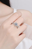 Feel The Joy 925 Sterling Silver Moissanite Ring - Trendsi