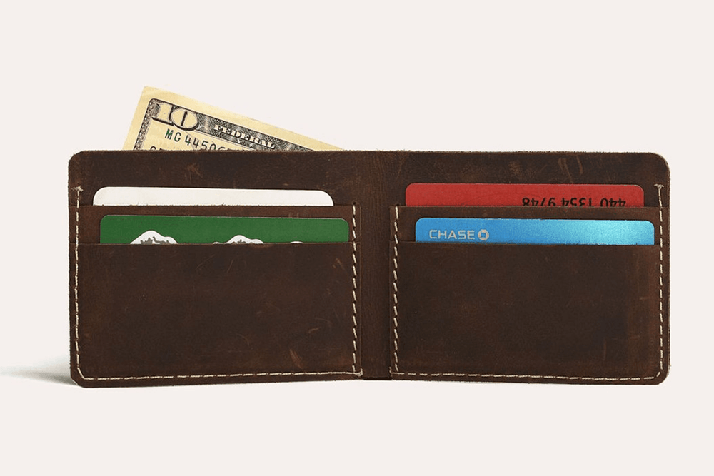 Kiko Leather Straight Cut Bifold - Kiko