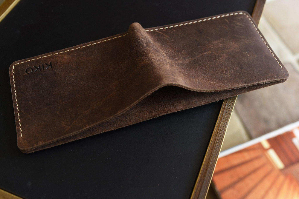 Kiko Leather Straight Cut Bifold - Kiko - Flyclothing LLC
