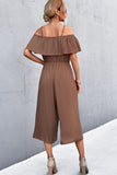Spaghetti Strap Layered Jumpsuit - Trendsi