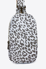 Printed PU Leather Sling Bag - Trendsi