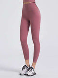 Wide Waistband Sports Leggings - Trendsi - Flyclothing LLC