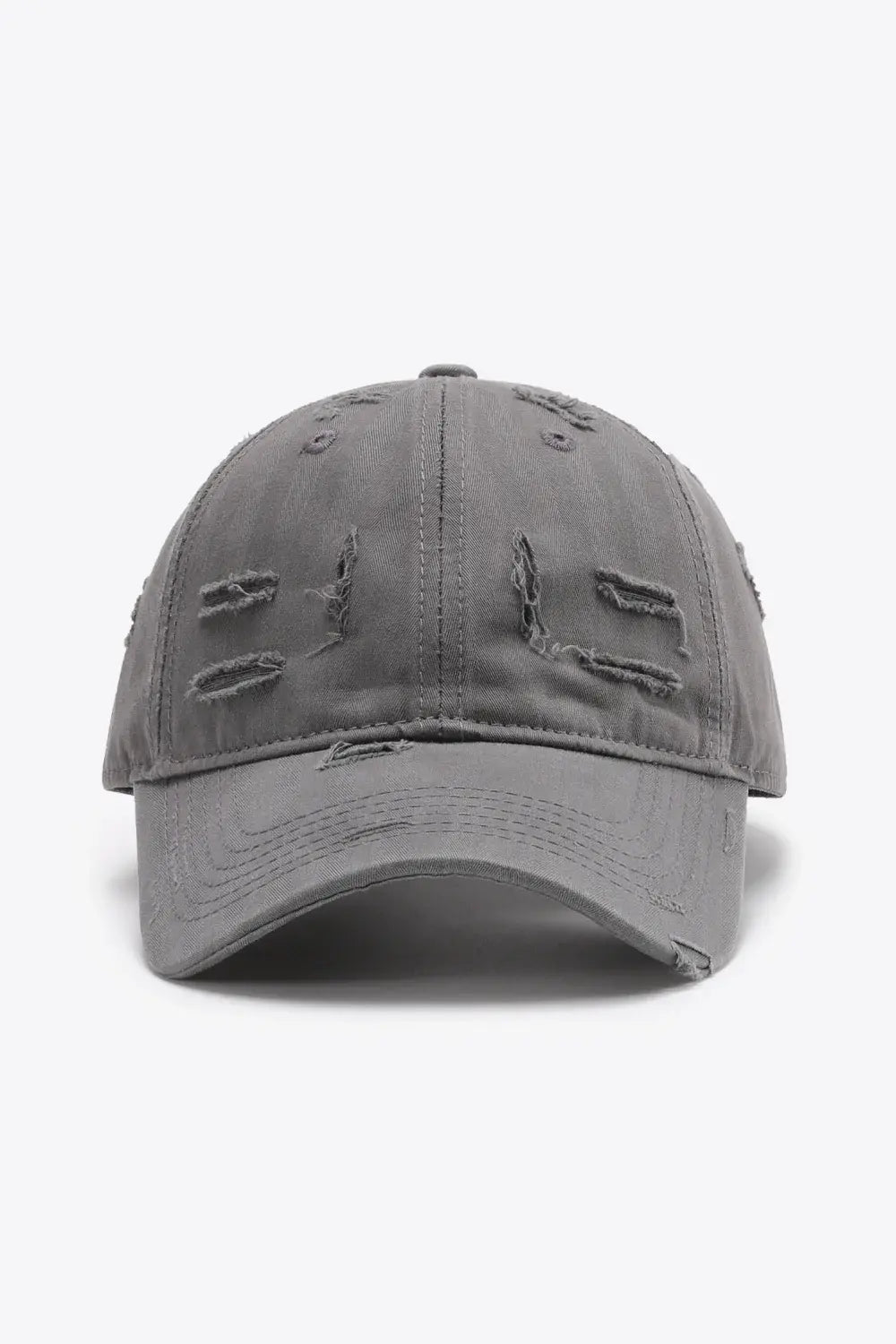 Distressed Adjustable Baseball Cap - Trendsi - Flyclothing LLC