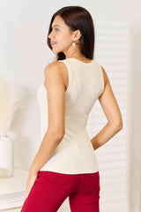 Basic Bae Full Size Round Neck Tank - Trendsi - Flyclothing LLC