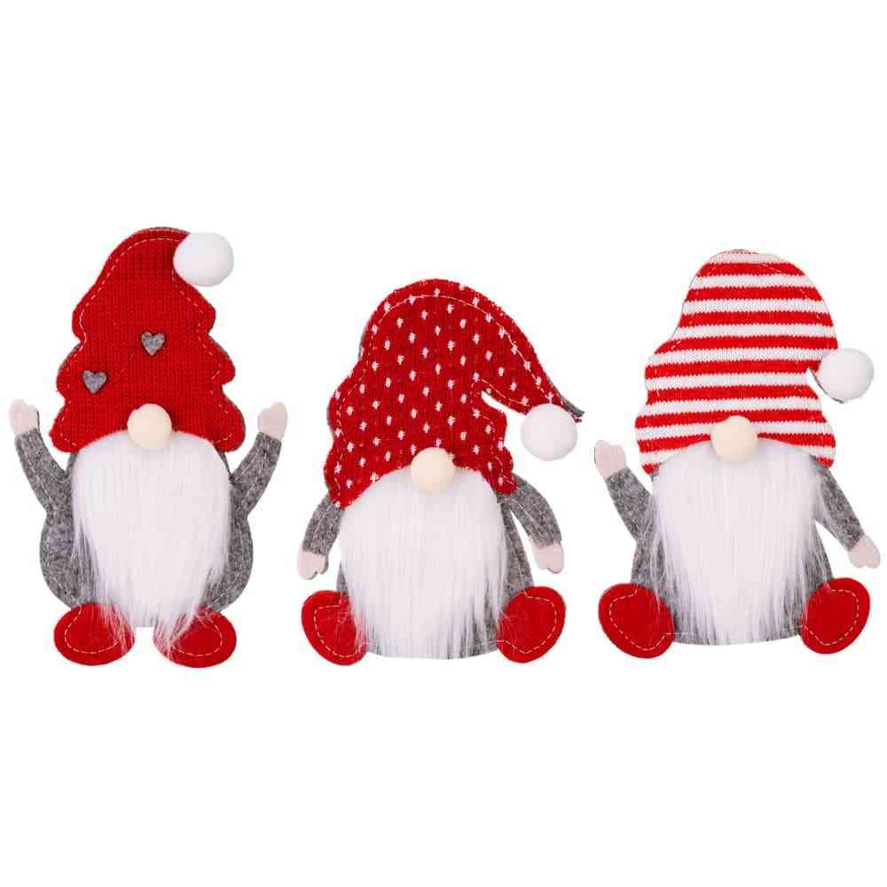 3-Piece Faceless Gnome Cutlery Holders - Trendsi