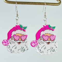 Geometric Shape Acrylic Dangle Earrings - Trendsi