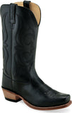 Old West Black Womens Medium Square Toe Boots - Old West