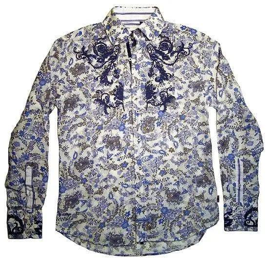 English Laundry Meravain Paisley Shirt - Flyclothing LLC