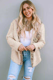 Leopard Snap Down Pocketed Collared Neck Jacket - Trendsi - Flyclothing LLC