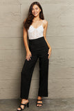 Spaghetti Strap Lace Bodysuit - Trendsi