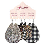 PU Earrings Set - Trendsi - Flyclothing LLC