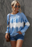 Drop Shoulder Round Neck Sweatshirt - Trendsi