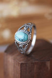 Turquoise 925 Sterling Silver Ring - Trendsi - Flyclothing LLC