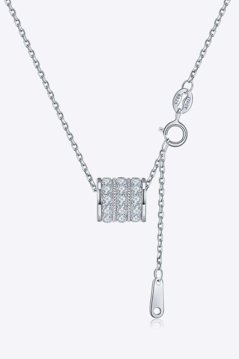 Moissanite 925 Sterling Silver Necklace - Trendsi - Flyclothing LLC