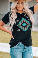 Graphic Short Sleeve Tee Shirt - Trendsi - Flyclothing LLC