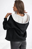 Zip Up Long Sleeve Hooded Jacket - Flyclothing LLC