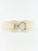 PU Elastic Wide Belt - Trendsi - Flyclothing LLC