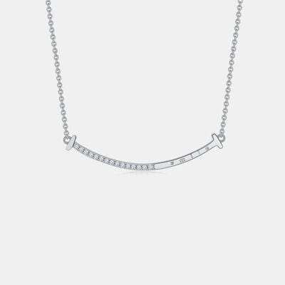 Moissanite 925 Sterling Silver Necklace - Trendsi - Flyclothing LLC