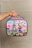 Nicole Lee USA Printed Handbag with Three Pouches - Trendsi - Flyclothing LLC