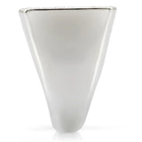 Alamode Rhodium Brass Ring with Top Grade Crystal in Clear - Alamode - Flyclothing LLC