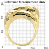 Alamode Gold Brass Ring with No Stone - Alamode - Flyclothing LLC