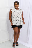 Heimish Shine Bright Full Size Butterfly Sleeve Star Print Top - Trendsi