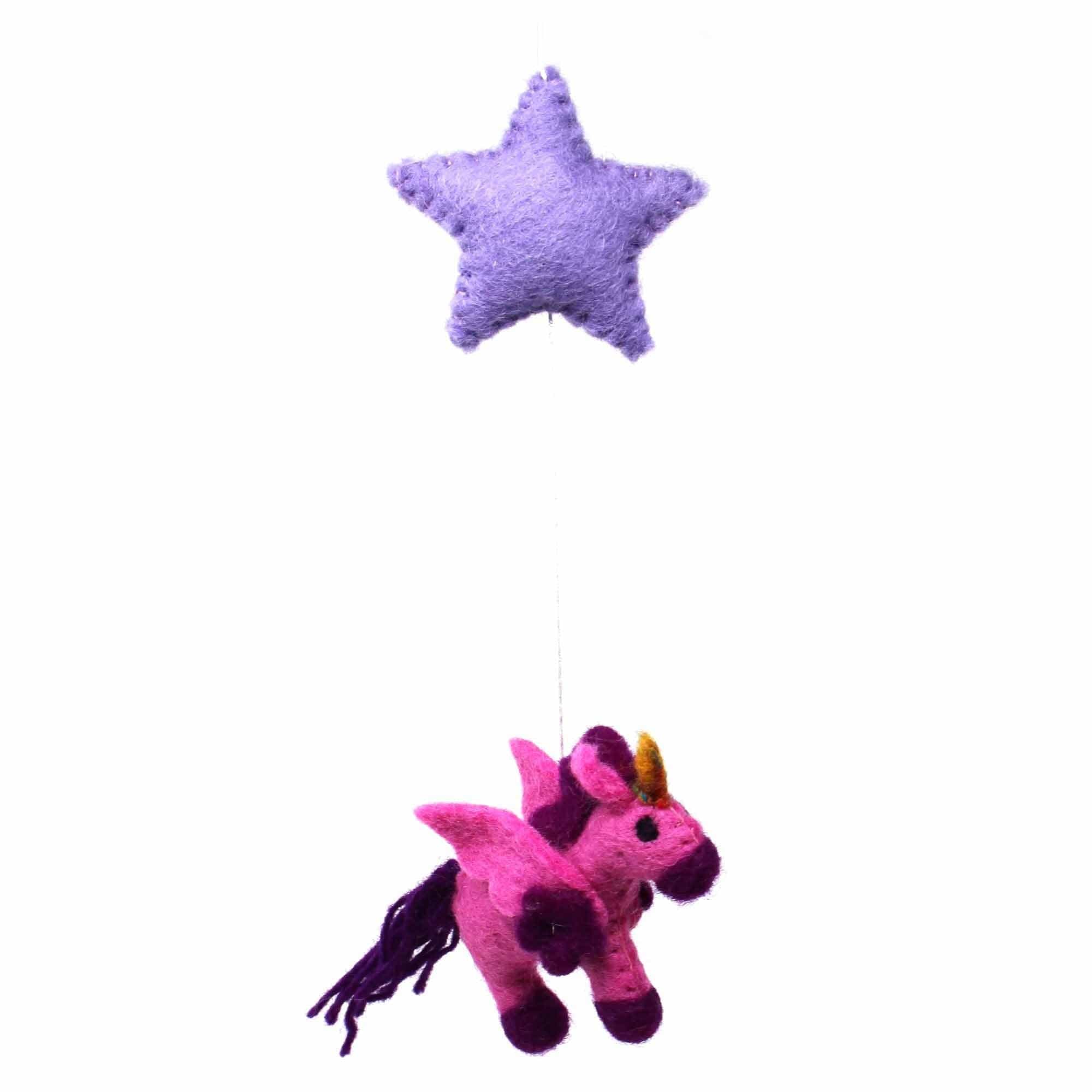 Felt Unicorn Mobile - Global Groove - Global Groove