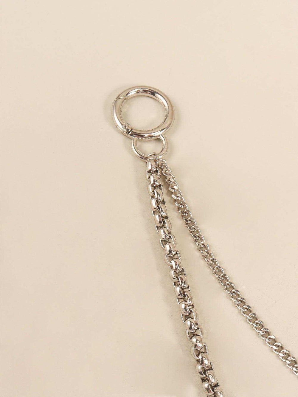 Double-Layered Metal Chain Belt - Trendsi - Flyclothing LLC