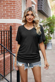 Flutter Sleeve Eyelet Gathered Detail Top - Trendsi - Flyclothing LLC