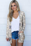Printed Long Sleeve Cardigan - Trendsi - Flyclothing LLC