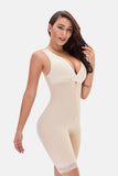 Full Size Lace Trim Shapewear with Zipper - Trendsi