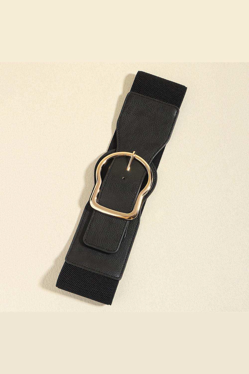 Zinc Alloy PU Leather Belt - Trendsi - Flyclothing LLC