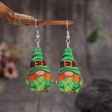 Wooden Alloy Dangle Earrings - Trendsi - Flyclothing LLC