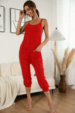 Spaghetti Strap Pocket Jumpsuit - Trendsi - Flyclothing LLC