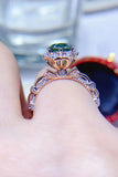 1 Carat Moissanite 925 Sterling Silver Ring - Trendsi