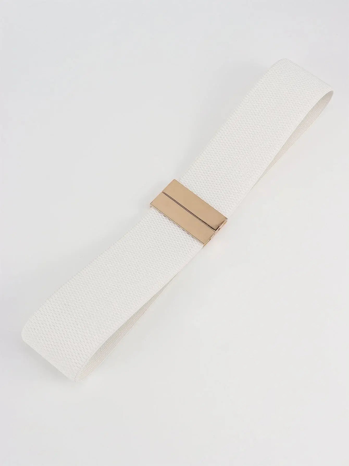 Alloy Buckle Elastic Belt - Trendsi - Flyclothing LLC