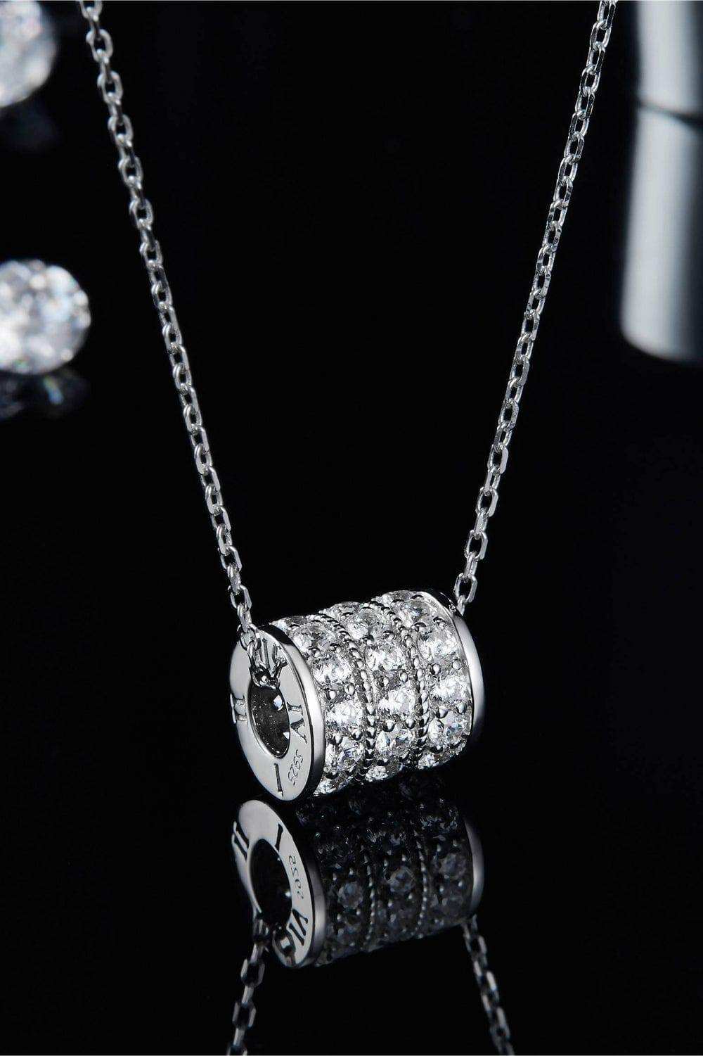 Moissanite 925 Sterling Silver Necklace - Trendsi - Flyclothing LLC