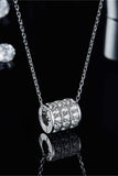 Moissanite 925 Sterling Silver Necklace - Trendsi - Flyclothing LLC