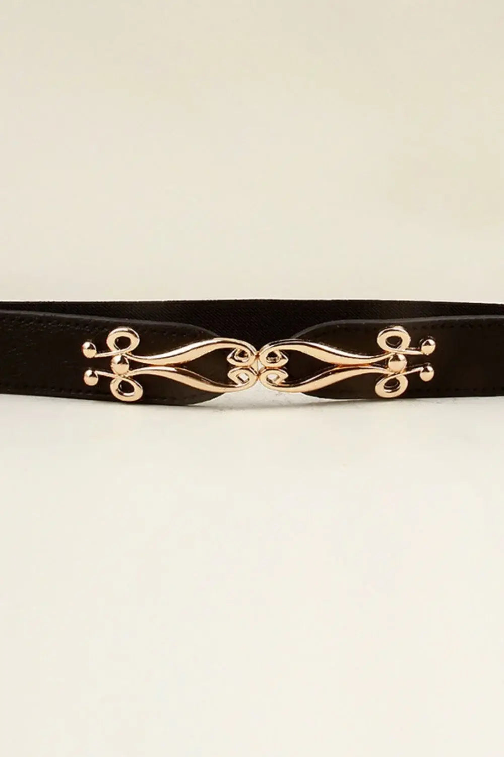Alloy Buckle Elastic Belt - Trendsi - Flyclothing LLC
