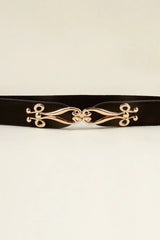 Alloy Buckle Elastic Belt - Trendsi - Flyclothing LLC