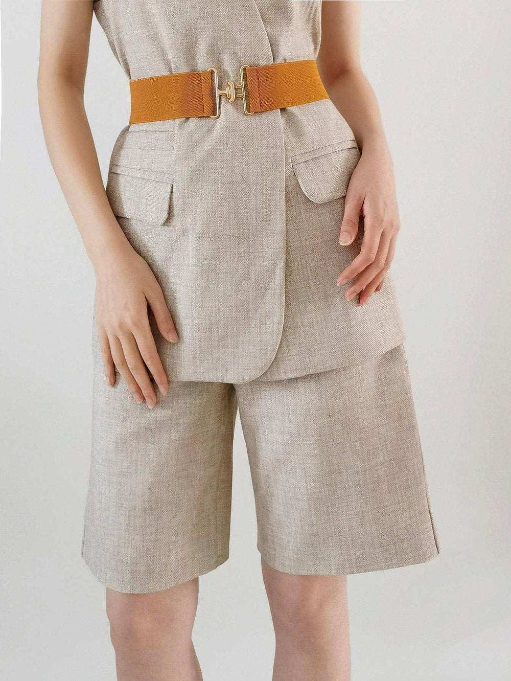 Elastic Wide Belt - Trendsi - Flyclothing LLC