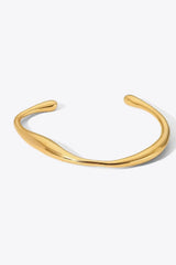 Stainless Steel Open Bracelet - Trendsi - Flyclothing LLC