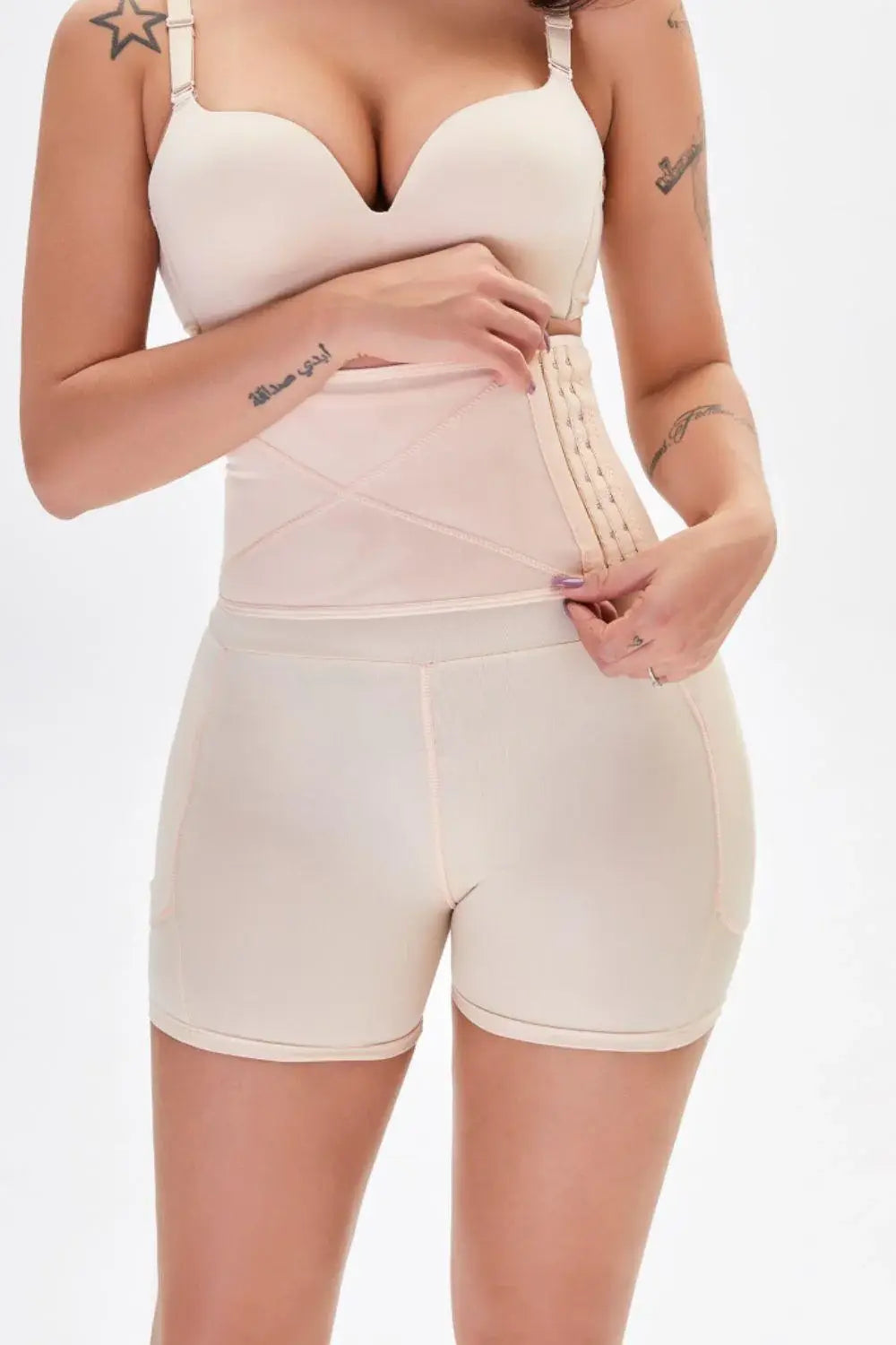 Full Size Hip Lifting Shaping Shorts - Trendsi - Flyclothing LLC
