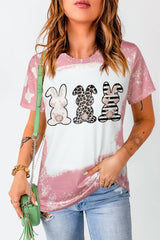 Easter Printed Bunny Graphic Tee Shirt - Flyclothing LLC