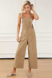 Pocketed Wide Leg Overall - Trendsi - Flyclothing LLC