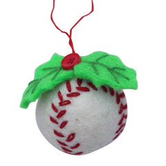 Baseball Felt Ornament - Global Groove (H) - Global Groove (H)