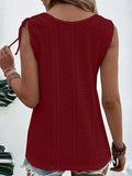 Full Size Scoop Neck Sleeveless Tank Top - Trendsi