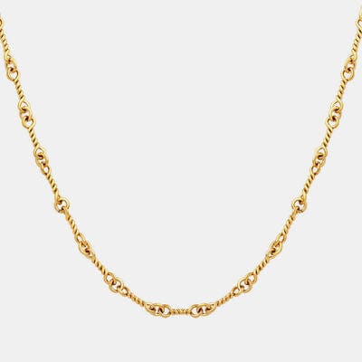 Titanium Steel Chain Link Necklace - Flyclothing LLC