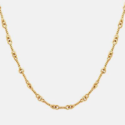 Titanium Steel Chain Link Necklace - Trendsi - Flyclothing LLC