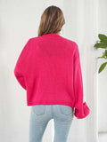 Floral Open Front Long Sleeve Cardigan - Trendsi - Flyclothing LLC
